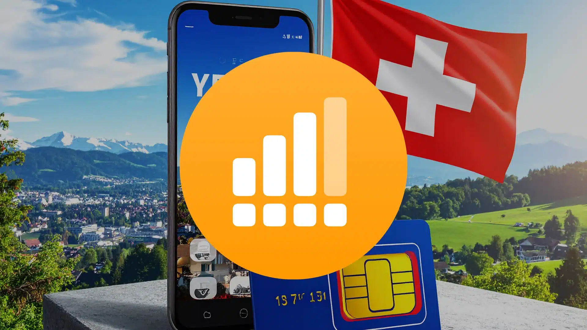 Yesim eSIM für die Schweiz | Online Reiseführer (KI generiert)